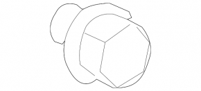 Wheel nut d21 M12x1.5 Lexus LS460