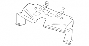 Upper radiator deflector Buick Encore 13-16 is broken