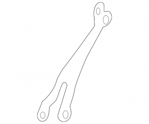 Catalytic converter bracket left Porsche Macan 15-18 3.0T, 3.6T