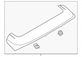 Ford Focus mk3 11-18 5d tailgate spoiler