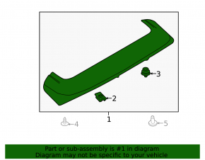 Ford Focus mk3 11-18 5d tailgate spoiler