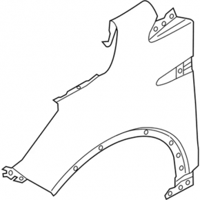 Front left wing Ford Escape MK3 13- SIMYI