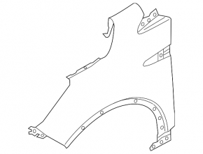 Front left wing Ford Escape MK3 13- SIMYI