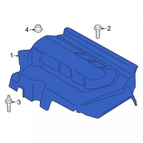 Ford Edge 19-24 2.7T Engine Cover