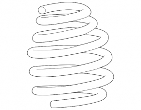 Front left spring Chevrolet Cruze 11-15