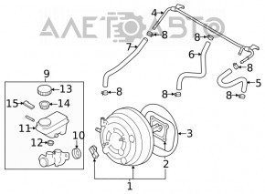 Vacuum booster Subaru Forester 19-21 SK