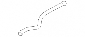 Cooling system pipe return tank-radiator Audi A6 C7 16-18 3.0T