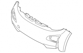 Front Bumper Bare BMW i3 14-17