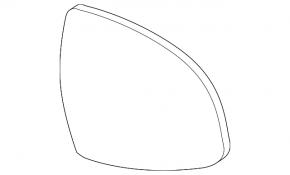 Mirror element left BMW X5 G05 19-23 heated, aspherical