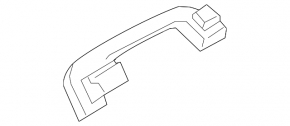 Ceiling handle rear right BMW X1 F48 16-22 black