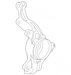 Front left axle with hub for Honda CRZ 11-12
