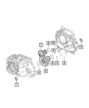 Intermediate gear automatic transmission Dodge Dart 13-16 2.4