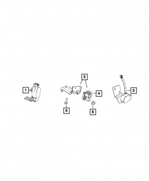 Front left body position sensor Jeep Grand Cherokee WK2 11-22 with traction