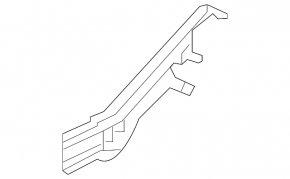 Rear left door lock bracket Hyundai Sonata 15-19