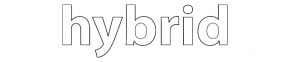 Emblem inscription HYBRID tailgate Hyundai Ioniq 17-22 HEV