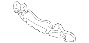 Front Bumper Absorber Hyundai Veloster 12-17