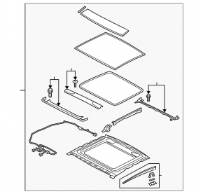 Panorama assembly Audi A5 F5 17- 5D