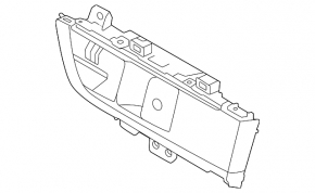 Left front panel button block for Kia Sportage 23-25 HEV under electric tailgate