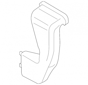 Battery Cooling Duct Front Left Ford Fusion mk5 13-20 Plug-in