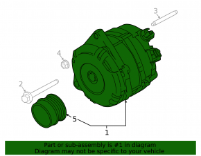 Ford Edge 15-24 2.7T Generator Without Seat Ventilation