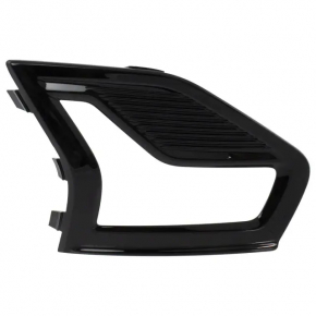 Front bumper grille right Ford Fusion mk5 19-20 under LED fog lights, gloss
