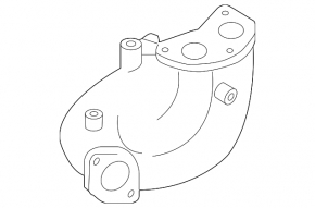 Exhaust manifold right Subaru Impreza WRX GH 08-14 2.5T