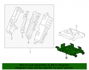 ECU bracket Chevrolet Volt 11-13