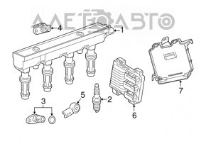 ECU bracket Chevrolet Volt 11-13