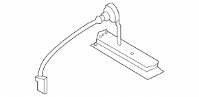 External trunk release button for Nissan Ariya 23-25