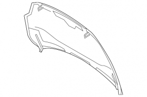 Volvo XC60 10-13 steel hood