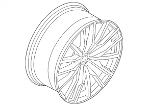 Wheel disk R22 BMW X5 G05 19-25 22. style 742. 10.5x22. 22. style 742. 10.5 x 22