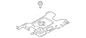 Hyundai Sonata 20-26 HEV Inverter Bracket