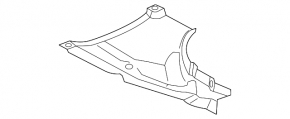 Front right mudguard lower part BMW X7 G07 19-