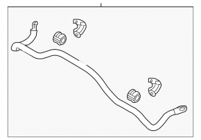 Rear stabilizer bar Hyundai Santa Fe 24-25