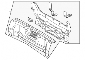 Rear Panel VW Jetta 11-18 USA