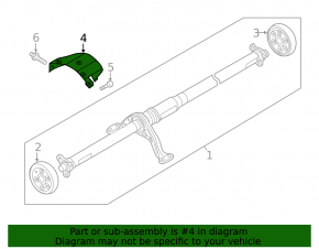 VW Tiguan 18-24 Front Driveshaft Sleeve Guard