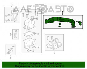 Chrysler 200 15-17 2.4 Air Duct