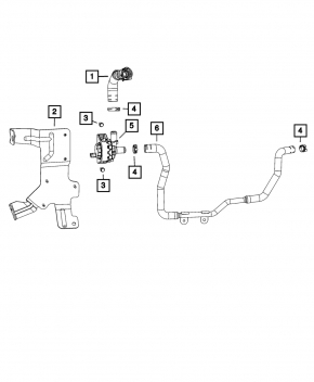 Jeep Compass 23-26 Cooling System Hose