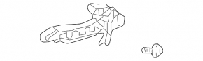 Toyota Prius 2009 2004 rear right door handle mechanism