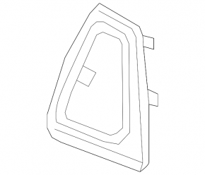 Front panel trim left Honda HR-V 16-22 gray