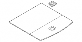 Rear trunk floor for Audi Q5 80A 21-24 black