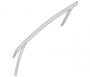 Front left glass seal Kia Sorento 16-20