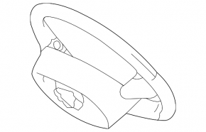 Naked steering wheel Ford Flex 09-12