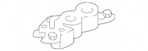 Intercooler mount upper right Ford Ecosport 18-21 1.0T