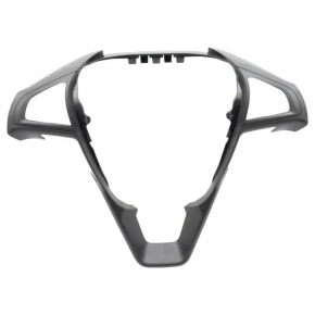 Ford Fusion mk5 17-20 black steering wheel cover with gray insert