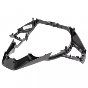 Ford Fusion mk5 17-20 black steering wheel cover with gray insert