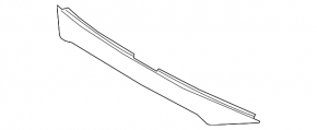 Upper radiator grille trim Mazda CX-5 17-