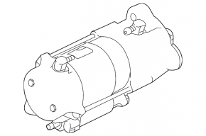 The starter on a Land Rover Range Rover Velar 18-26 2.0T has a broken breather.