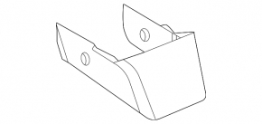 Front panel trim center lower Volkswagen ID.4 21-23 black