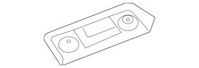 Chevrolet Volt 16-19 trunk handle